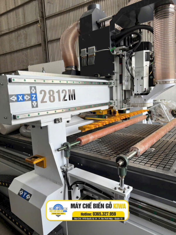 Máy ROUTER 2812M CNC B-12 1 ĐẦU THAY DAO TỰ ĐỘNG 12 DAO - Hình ảnh 10