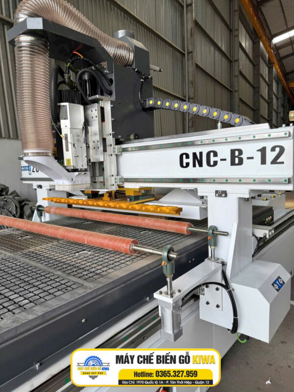 Máy ROUTER 2812M CNC B-12 1 ĐẦU THAY DAO TỰ ĐỘNG 12 DAO - Hình ảnh 3