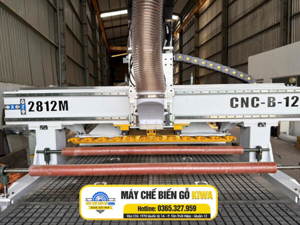 Máy ROUTER 2812M CNC B-12 1 ĐẦU THAY DAO TỰ ĐỘNG 12 DAO